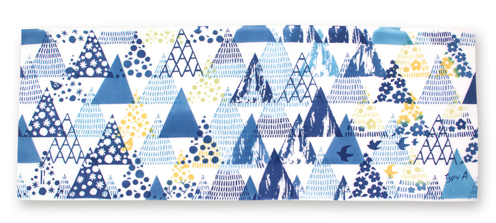 手ぬぐい 時感 Blood-type typeA