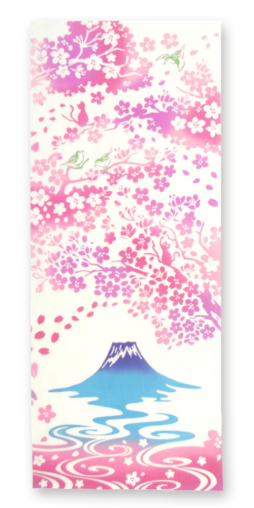 手ぬぐい kenema さくら 富士見桜