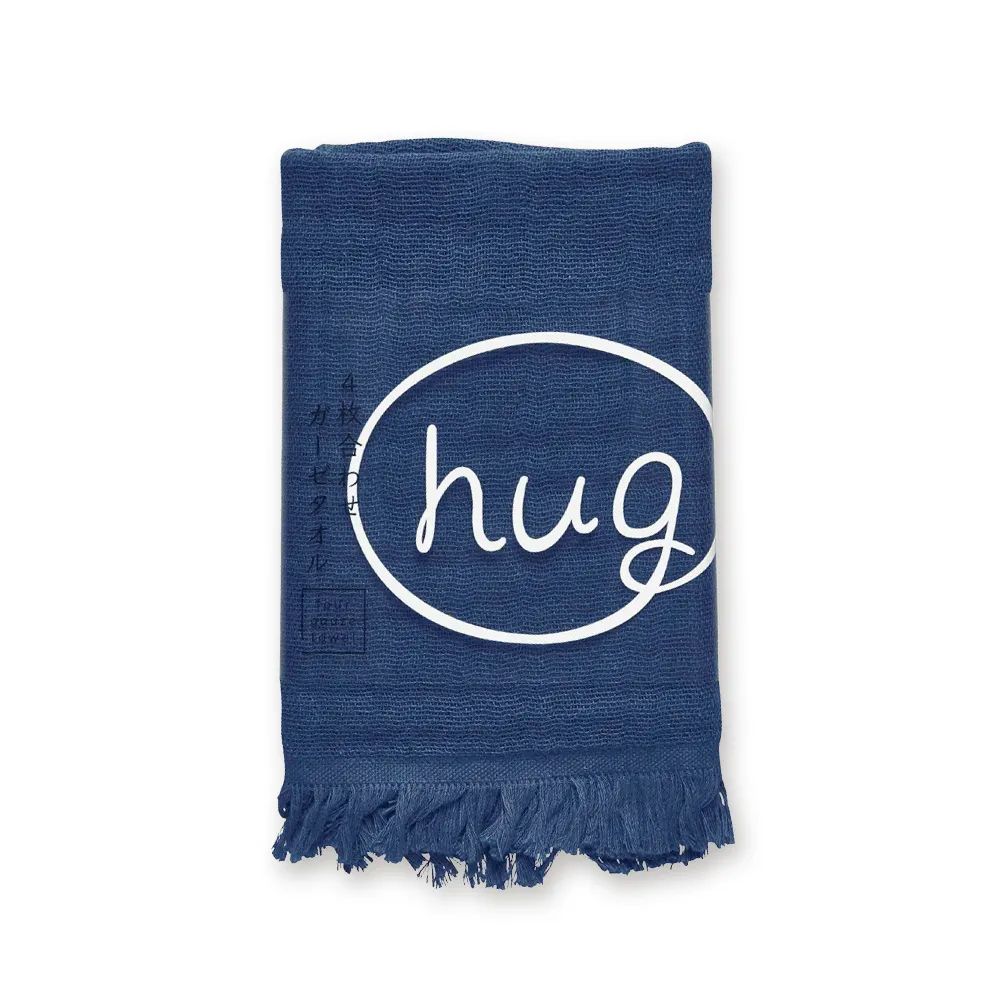 hug ハンドタオル「藍」