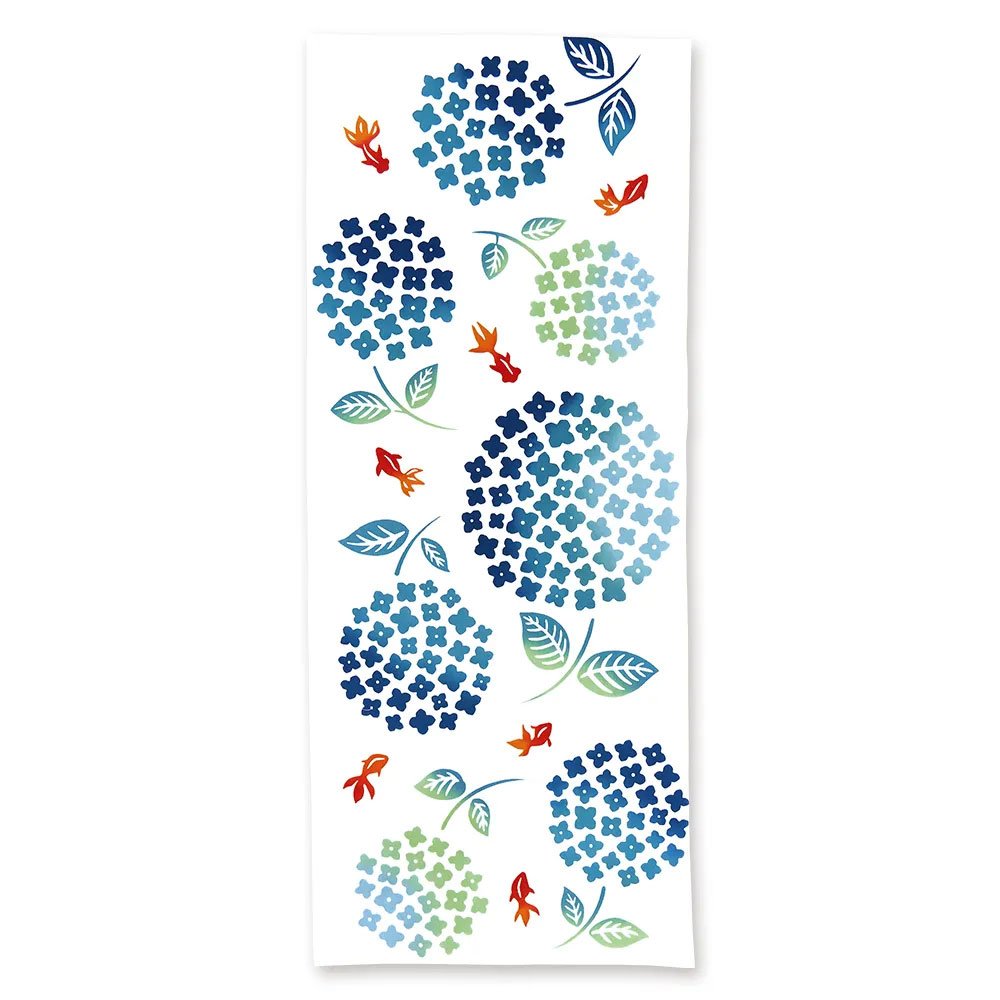 紫陽花金魚