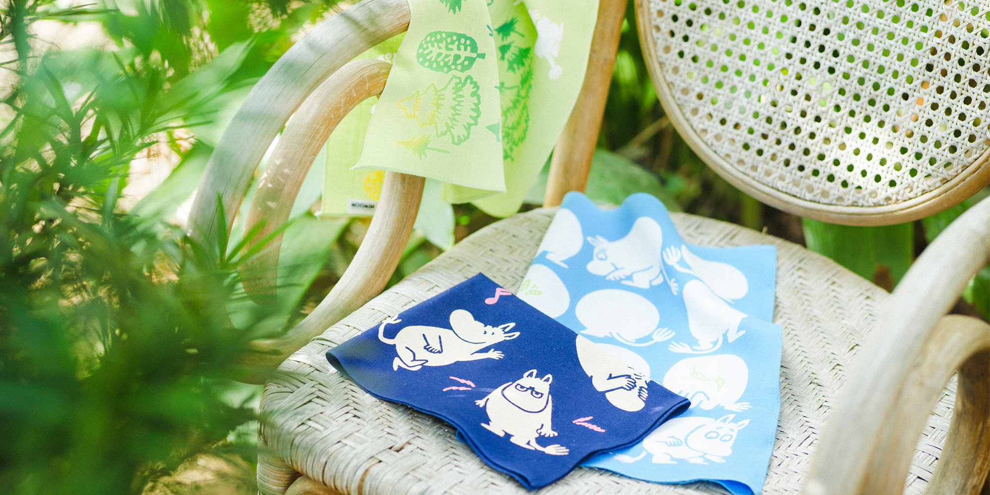 【MOOMIN】注染はんかち class=